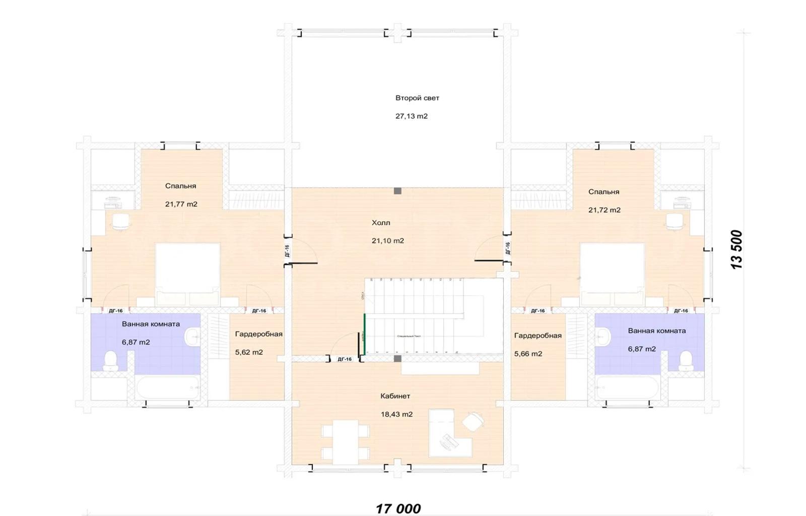 План 2 этажа